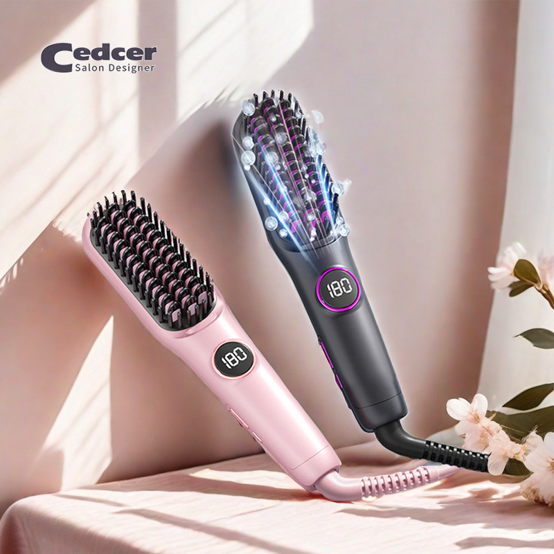 CEDCER Negative Ion Hair Straightener Brush