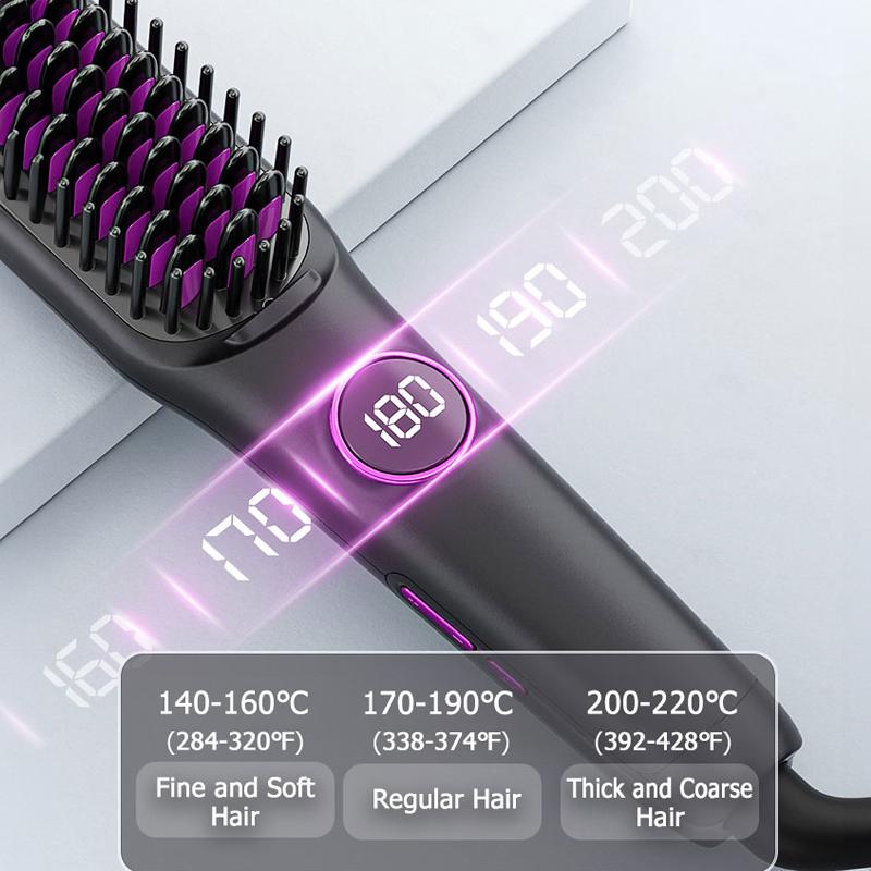CEDCER Negative Ion Hair Straightener Brush