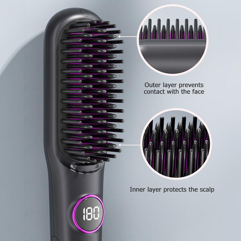 CEDCER Negative Ion Hair Straightener Brush