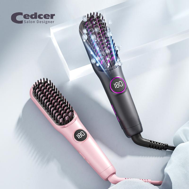 CEDCER Negative Ion Hair Straightener Brush